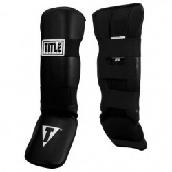 Title Vinyl Shin/Instep Guards 2.0 Black