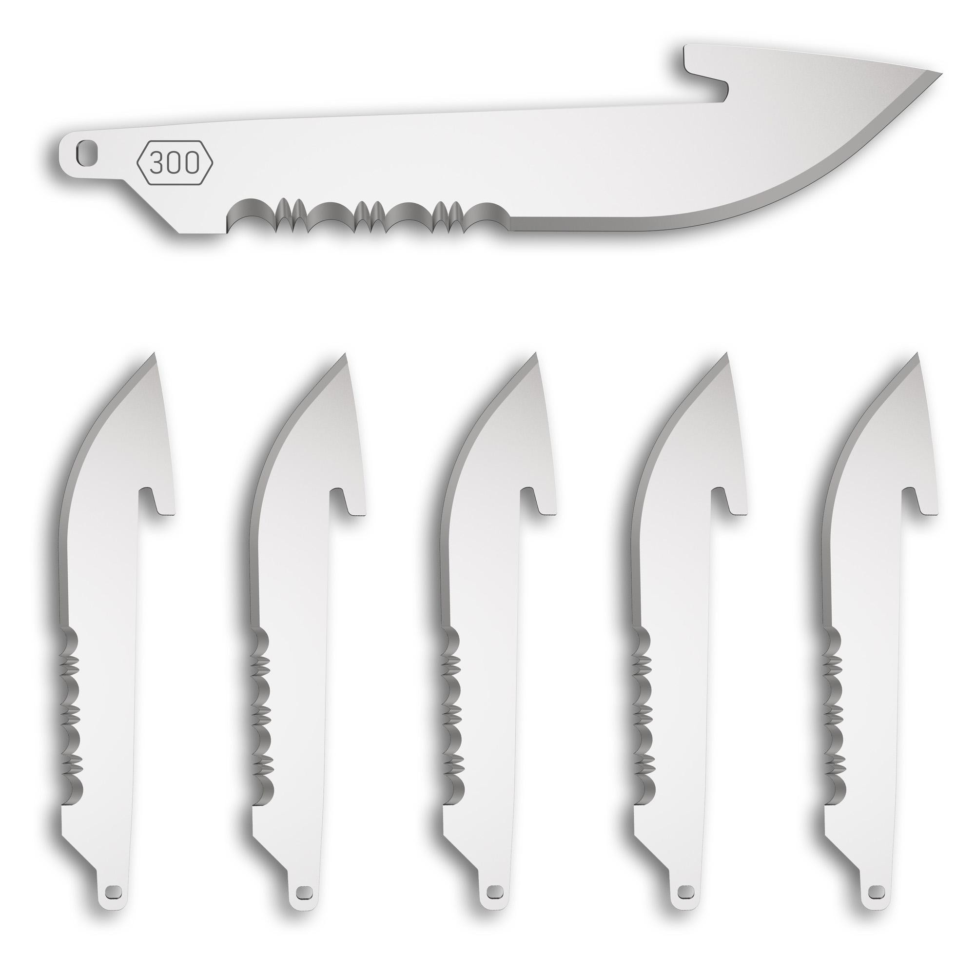 Outdoor Edge Razor EDC Blades Serrated Blades 6Pk | 4Shooters.com