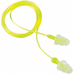 3M/Peltor Sport Tri-Flange Corded Reusable Earplugs 3Pk