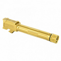 LanTac Barrel for Glock 19 Fluted Threaded Bronze