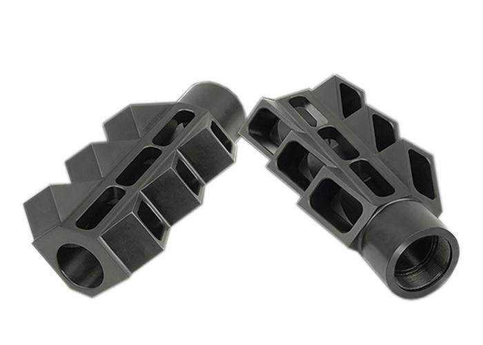 V6 Muzzle Brake by Bad Boy Gunz Aluminum