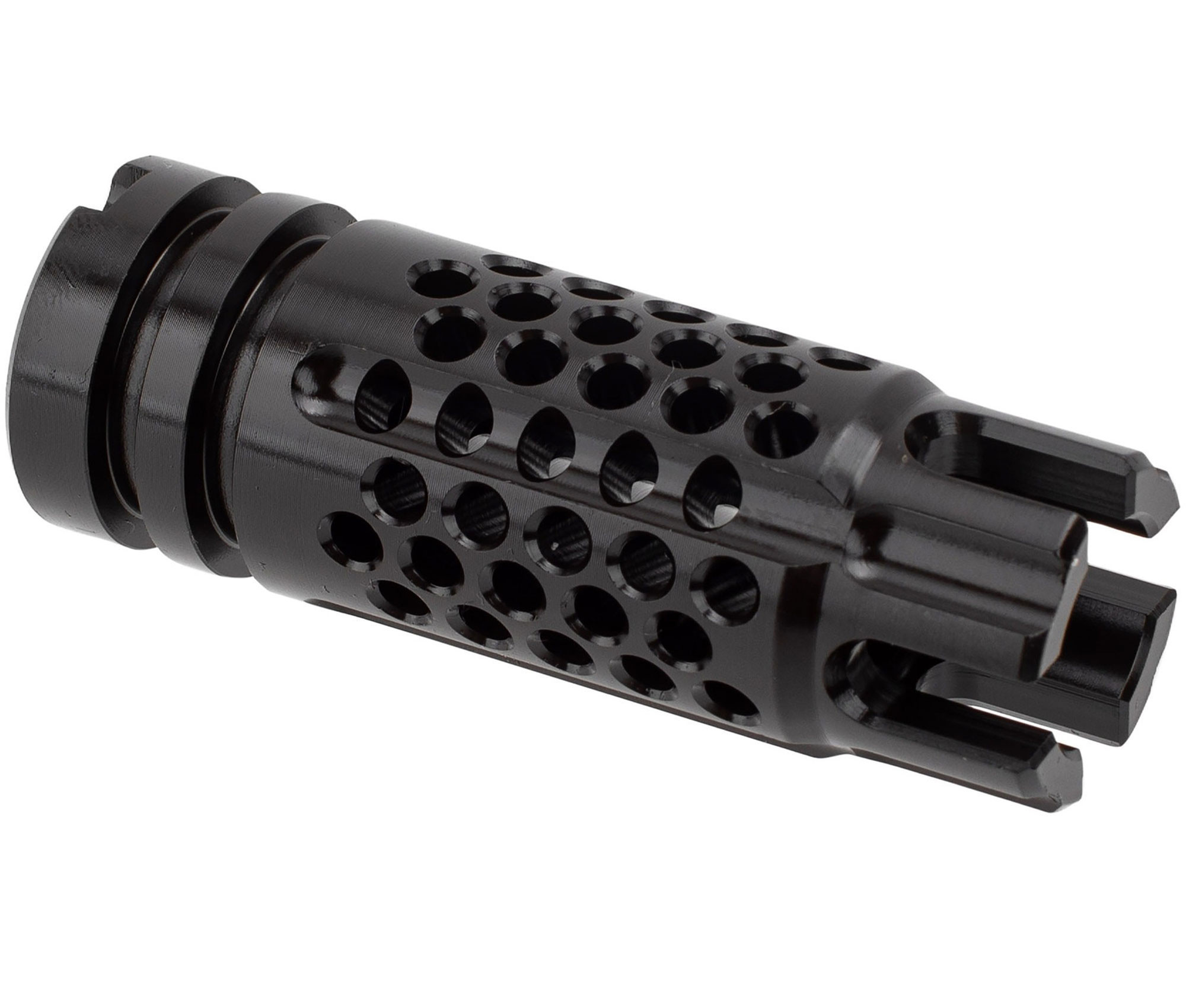 SLR Rifleworks Synergy AK-47 Compensator 14X1LH Black | 4Shooters.com