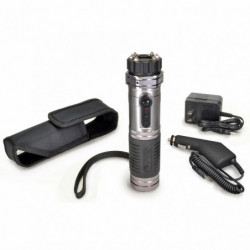 Ps Zap Stun Stick/light 1 Mil Blk/gr