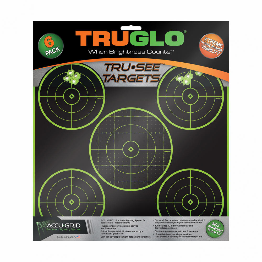 Truglo Tru-see 5 Bull Tgt 12x12 6pk