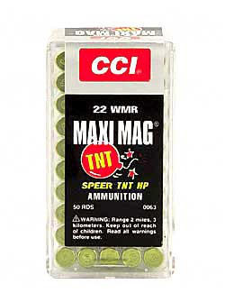 Cci 22WMR Tnt Maxi-Mag 50/2000