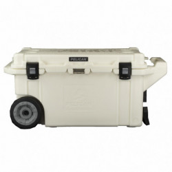 Pelican Cooler 80 Quarts Wheeled White