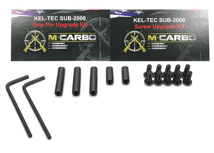 M-Carbo Kel-Tec Sub-2000 Carbon Steel Grip Pins & Screws Upgrade Bundle