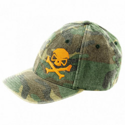 PHU SKULL FLEX HAT CAMO/ORG S/M