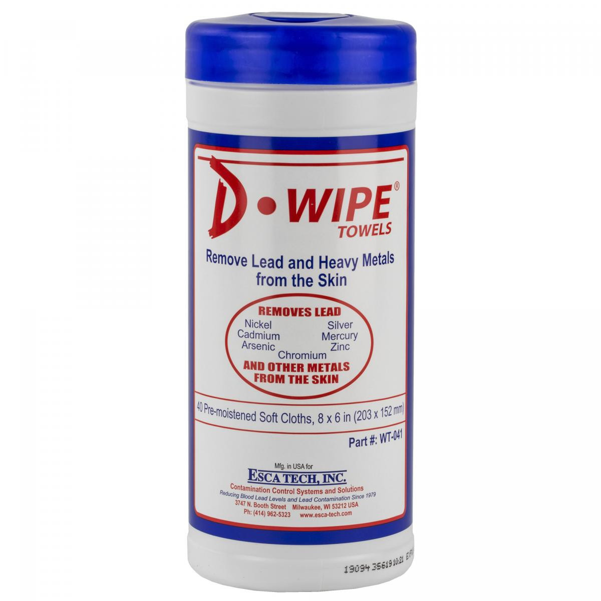 D-Lead D-Wipe Towels 12-40 Coyote Tan Canisters