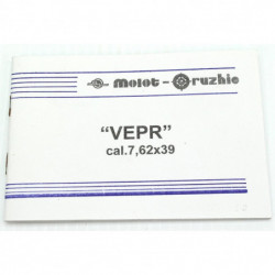 Manual Booklet for Vepr 7.62x39mm Molot-Oruzhie