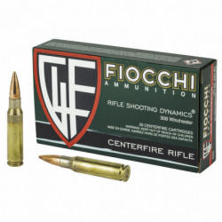 Fiocchi 308Win 150Gr Full Metal Jacket Boat Tail 20/200