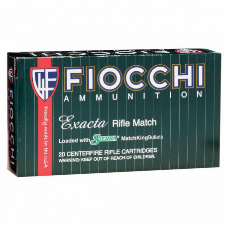 Fiocchi 308Win 175 Grain Boat Tail Hollow Point Mk 20/200