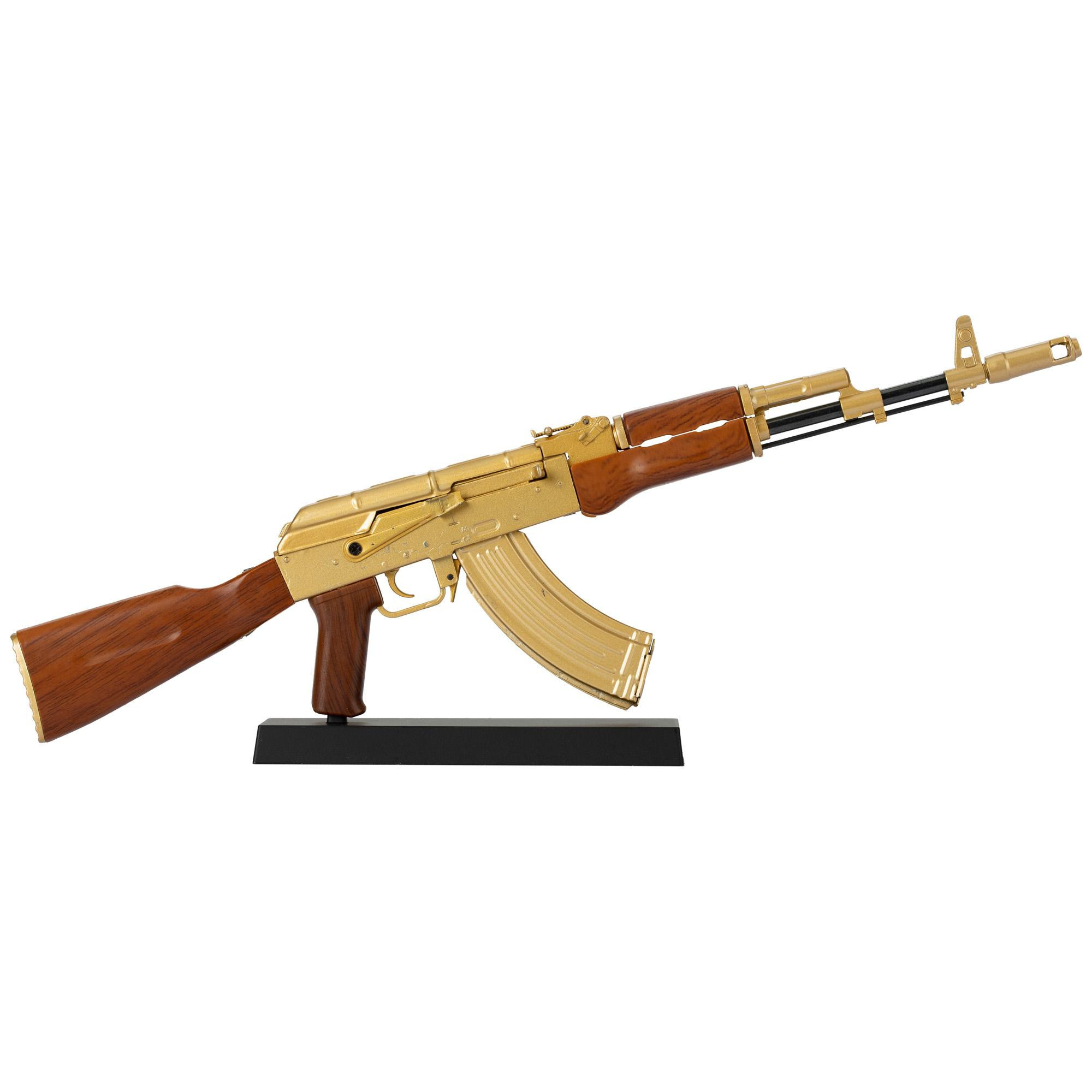 Ravenwood AK47 Cast 1/3 Scale Non-Firing Mini Replica Gold