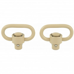 GrovTec Heavy Duty Push Button Swivels Desert Sand