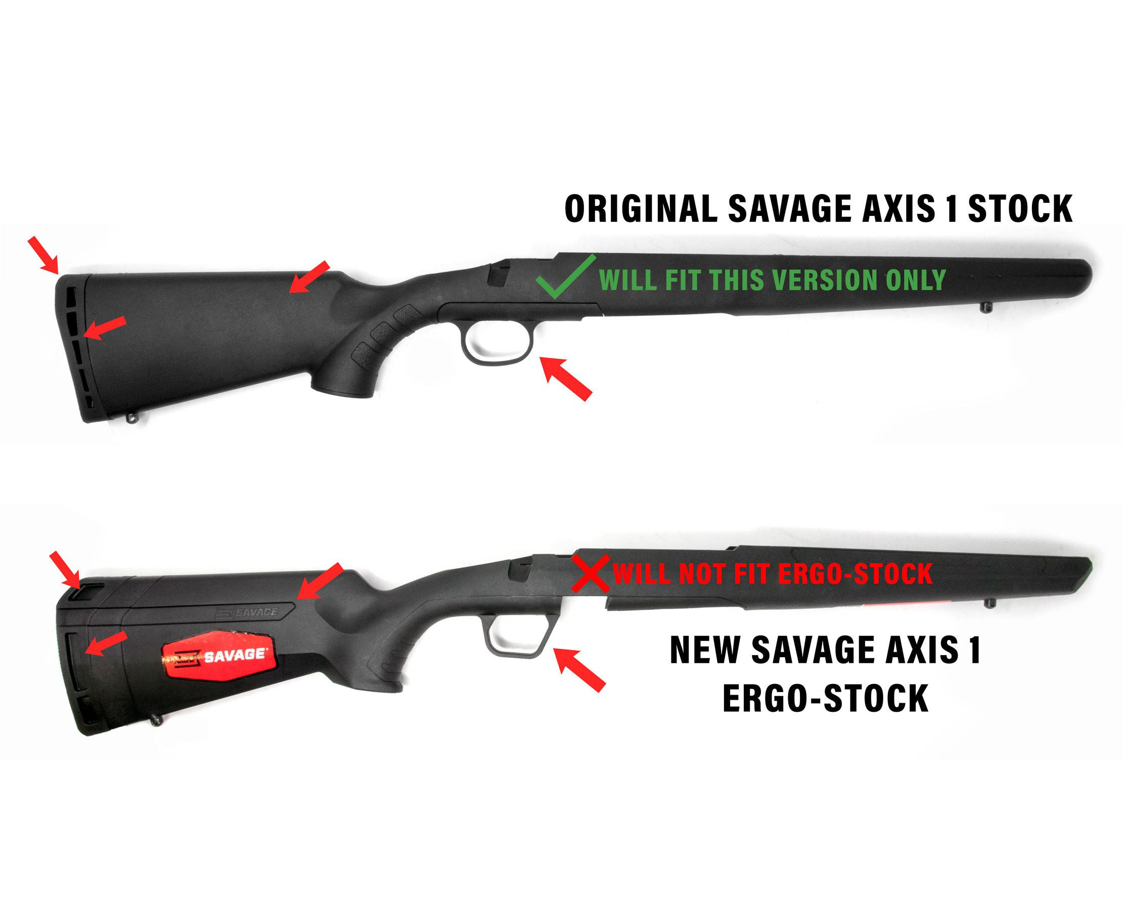 M-Carbo Savage AXIS Synthetic Stock Stabilizer Kit | 4Shooters.com