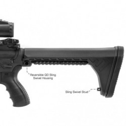 UTG PRO AR-15 Ops Ready S5 Fixed Stock Black