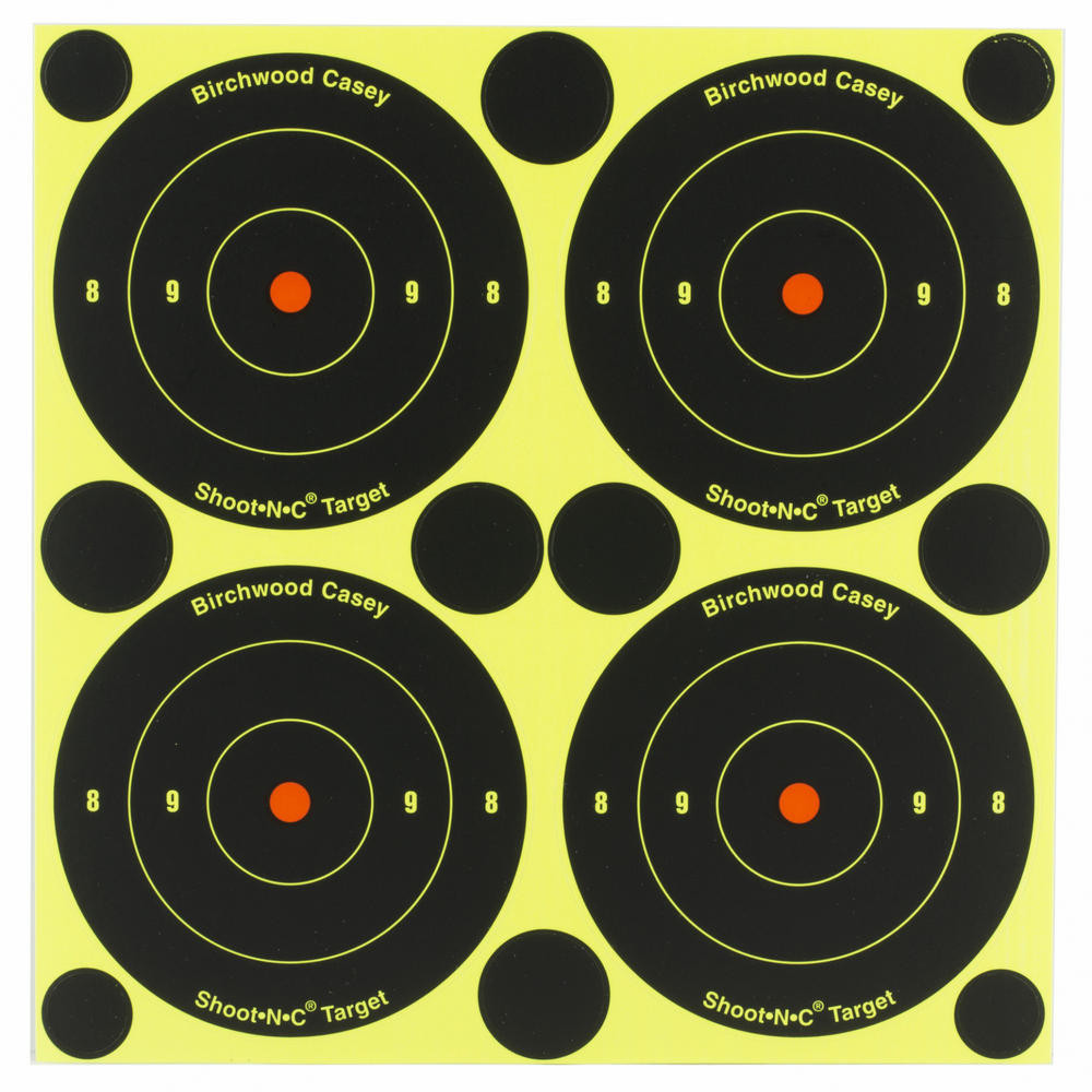 Birchwood Casey Shoot-N-C Round Bullseye Target 240-3"