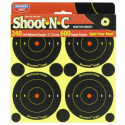 Birchwood Casey Shoot-N-C Round Bullseye Target 240-3"