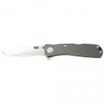SOG Twitch II Folding Knife Blade 2.65" Drop Point Plain Edge Gray Handle