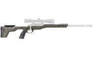 MDT HNT-26 Howa 1500 Short Action w/Folding Stock Rifle Chassis Arca Cobalt Green w/Carbon Fiber