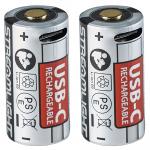 Streamlight SL-B9 Rechargeable Battery 2Pk Silver/Black