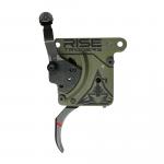 Rise Remington 700 Reliant Hunter Single Stage Trigger Curved 2 to 5Lbs Green/Black