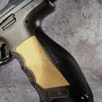 Taylor Freelance HK VP9 Grip Panels Med Brass Shiny