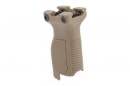 Strike Industries Angled Vertical Grip with Cable Management  Long  Picatinny  FDE