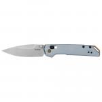 Kershaw Mini Iridium Folding Knife Silver Blade 3" Blue Handle