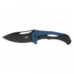 SOG Bulwark FL Folding Knife Black Blade 3" Micarta Blue Handle