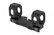 American Defense Recon Straight Low Quick Detach 30mm Scope Mount Titanium Lever Black