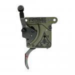 Rise Remington 700 Reliant PRO Single Stage Curved Trigger 1 to 3Lbs w/Bolt Release Green/Black