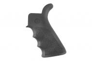 Hogue AR-15 OverMolded Pistol Grip Beaver Tail Finger Grooves Black