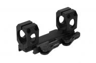 American Defense Recon Straight Low Quick Detach 1" Scope Mount Black