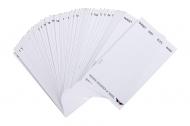 Warne Data Card Label Refills Pack of 50