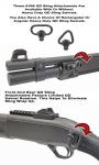 GG&G Beretta A300 Ultima Patrol Shotgun Quick Detach Front & Rear Sling Attachments