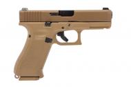 Glock Blue Label 19X Gen5 9mm Pistol Night Sights Coyote Tan