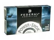 Fed PowerShok 243WIN 80 Grain Solid Point 20/200