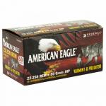 Fed American Eagle Varmint & Predator 22-250 50 Grain 50/250