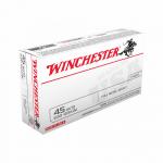 Winchester Ammunition USA 45ACP 230 Grain Full Metal Jacket 50/500