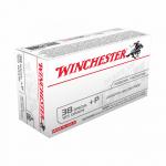 Winchester Ammunition USA 38SPL+P 125 Grain Jacketed Hollow Point 50/500