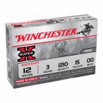 Winchester Ammunition Super-X 12 Gauge 3" 00 Buck 9 Pellets 5/250