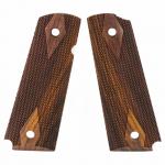 Hogue Grip 1911 Officers Cocobolo Checkered Ambidextrous