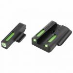 Truglo TFX Fiber-Optic Green Tritium White Ring for Ruger LC9