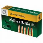 S&b 30-06 180 Grain Full Metal Jacket 20/400