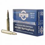 Ppu 30-06 Pointed Soft Point 165 Grain 20/200