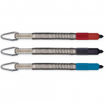 Key Ring Window Punch Nickel/Red