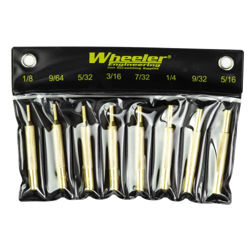 Wheeler Brass Punch Set 8 Piece photo