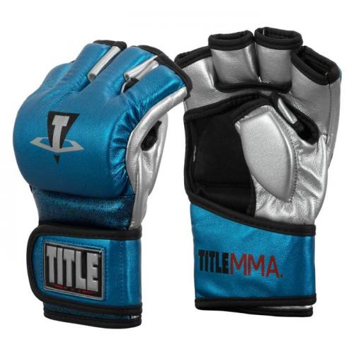 Title MMA Menace Metallic Training Gloves photo
