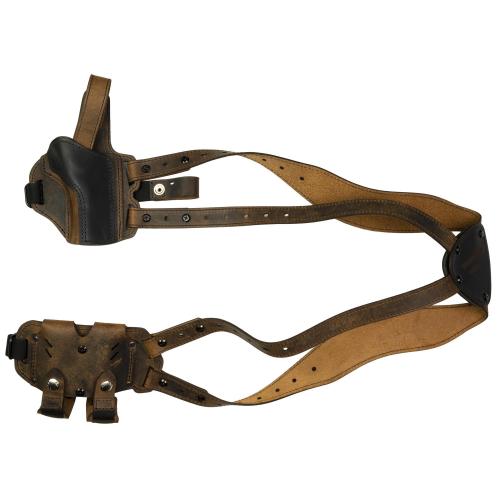 Versacarry Shoulder Holster Deluxe Distressed Brown photo